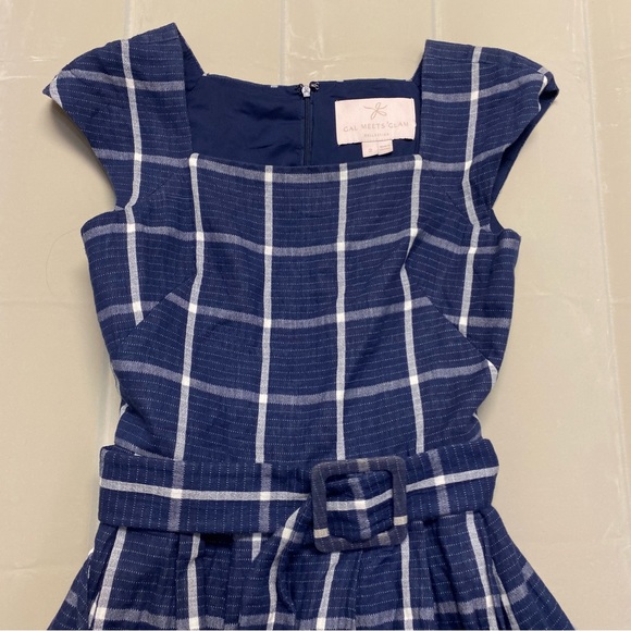 Gal Meets Glam Collection Women’s Karen Dress Size 2 Square Neck A Line Feminine - Picture 3 of 7